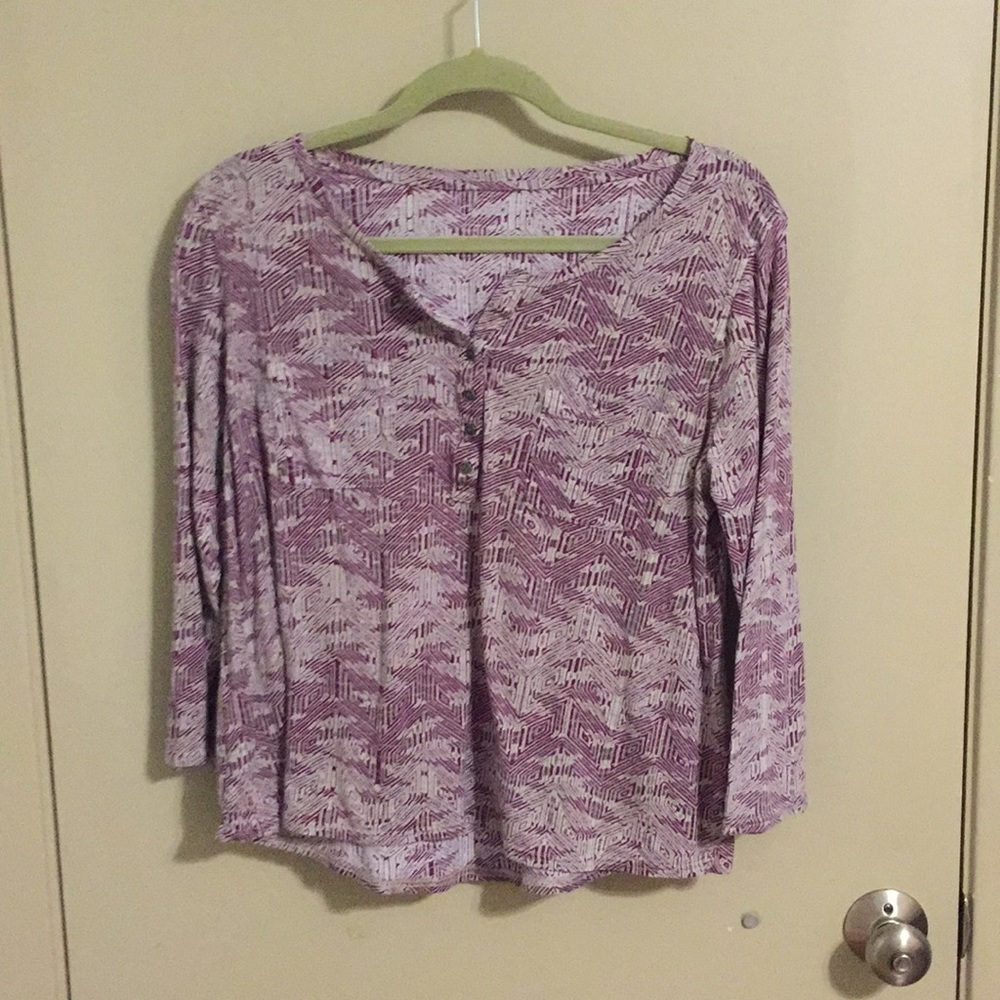 Purple pattern shirt
